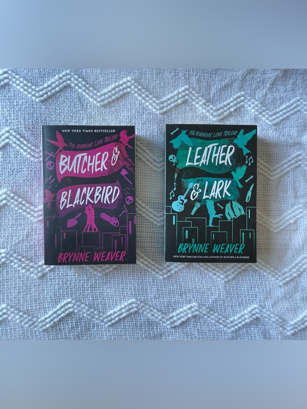 Butcher & Blackbird + Leather & Lark Paperback Set - (2 together $10)